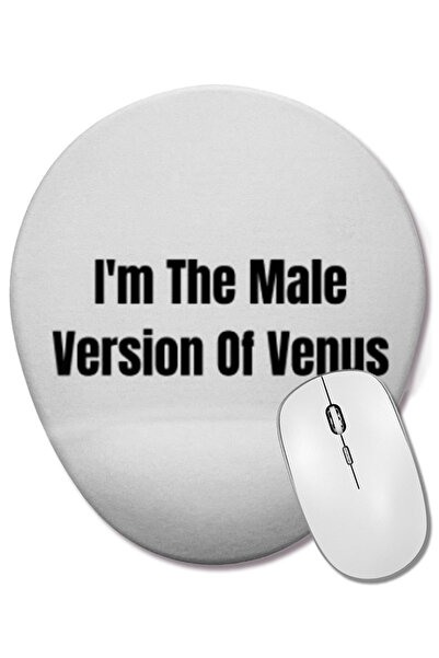 BASKI DÜNYASI Обичам да карам момчетата да плачат Овална подложка за мишка с ...