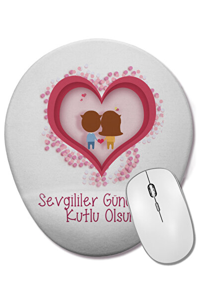 BASKI DÜNYASI Δώρο για την Ημέρα του Αγίου Βαλεντίνου 0118 Οβάλ ποντίκι με υπ...