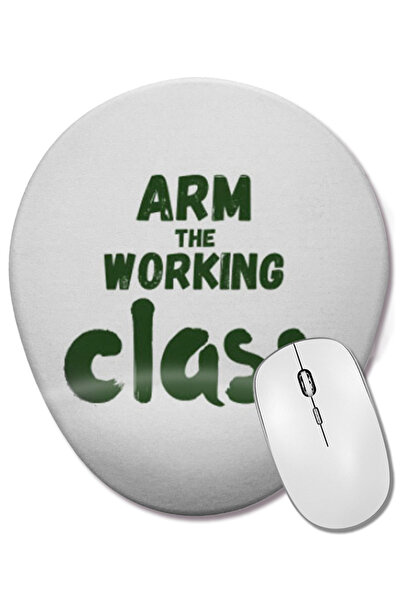 BASKI DÜNYASI Οπλίστε την Εργάτρια - Οβάλ ποντίκι με υποστήριξη καρπού, δώρο ...