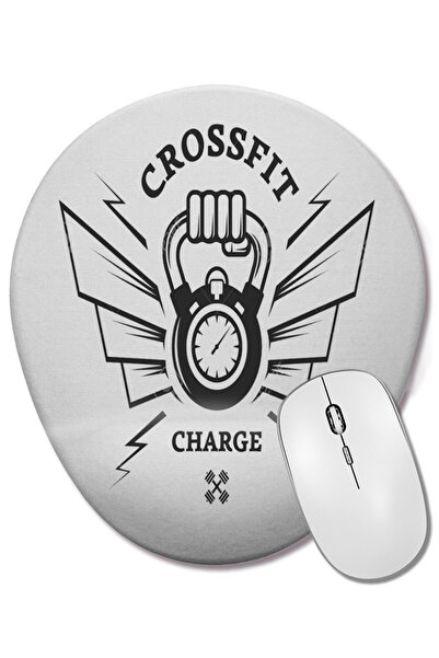 BASKI DÜNYASI Mouse Pad oval cu suport pentru încheietura mâinii Charce