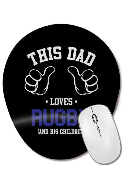 BASKI DÜNYASI Ziua Tatălui Acest tată iubește rugby-ul și copii lui Mouse pad...