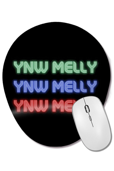 BASKI DÜNYASI Ynw Melly Ynw Melly Ynw Melly Mouse Pad oval cu suport pentru î...