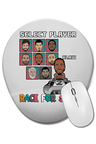 BASKI DÜNYASI Mouse Pad oval Select Player Spurs cu suport pentru încheietura...