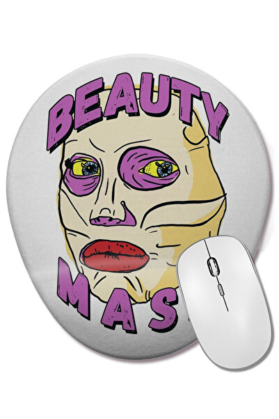 BASKI DÜNYASI Alyssa Edwards Beauty Mask Mouse Pad oval cu suport pentru înch...