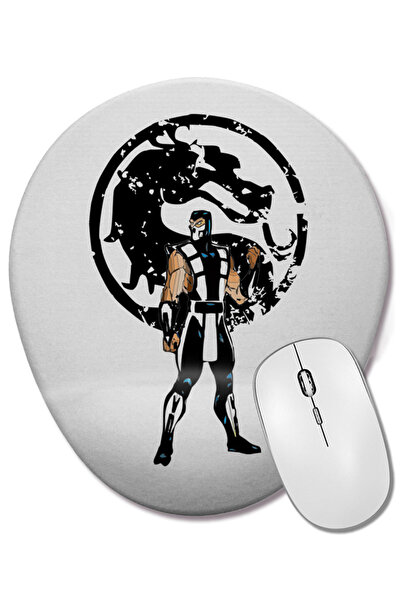 BASKI DÜNYASI Mortal Kombat Ninja мъжка подложка за китка с овална форма