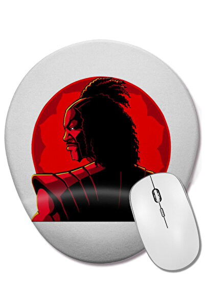 BASKI DÜNYASI Sho Nuff The Master Mouse Pad oval cu suport pentru încheietura...