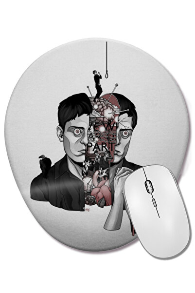 BASKI DÜNYASI Οβάλ ποντίκι με υποστήριξη καρπού Joy Division