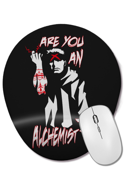 BASKI DÜNYASI Fullmetal Alchemist Brotherhood Esteți un mouse pad oval cu sup...