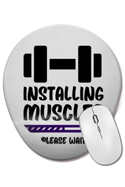 BASKI DÜNYASI Covoraș de mouse oval cu suport pentru încheietura mâinii, cu c...