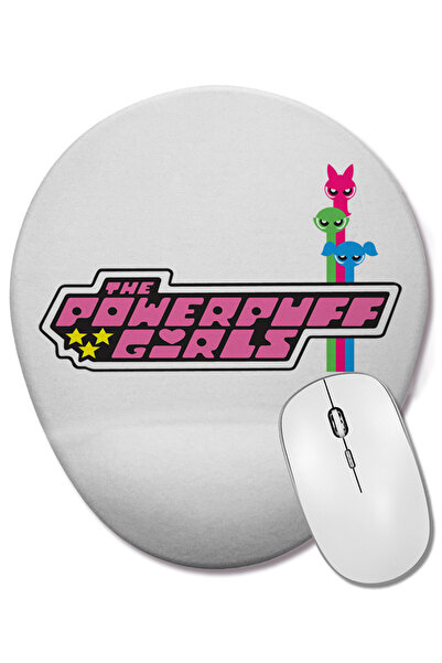 BASKI DÜNYASI Powerpuff Girls 04 Οβάλ ποντίκι με υποστήριξη καρπού