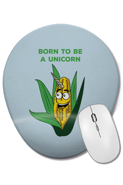 BASKI DÜNYASI Роден, за да бъде еднорог Царевична кочан Пъзел Овална подложка...