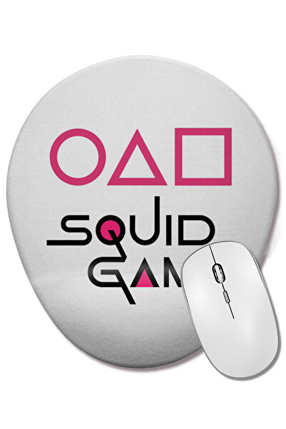 BASKI DÜNYASI Squid Game 07 Οβάλ ποντίκι με υποστήριξη καρπού