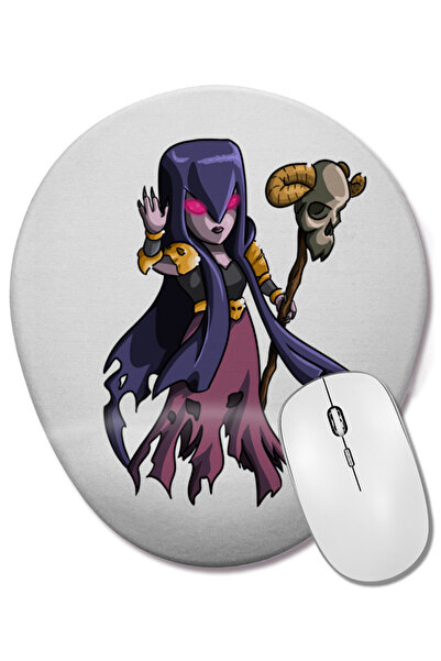 BASKI DÜNYASI Mouse Pad oval compatibil cu suport pentru încheietura mâinii, multicolor