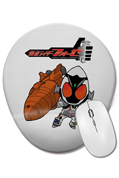 BASKI DÜNYASI Οβάλ ποντίκι με υποστήριξη καρπού Kamen Rider Fourze