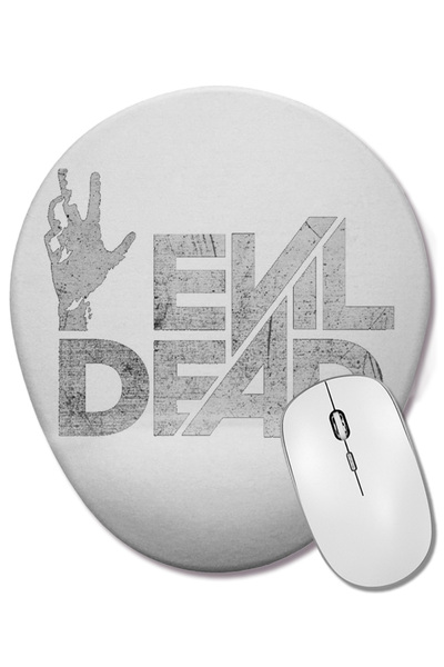 BASKI DÜNYASI Evil Dead 02 Mouse Pad oval cu suport pentru încheietura mâinii