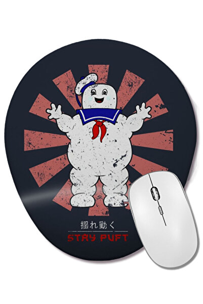 BASKI DÜNYASI Stay Puft retro japanska podloga za miša u obliku ovala iz film...