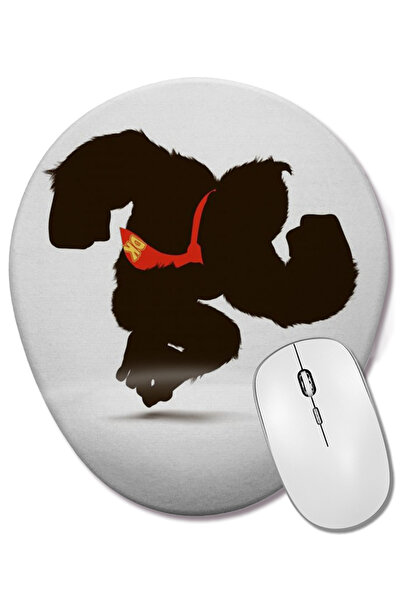 BASKI DÜNYASI Mouse Pad oval DK cu suport pentru încheietura mâinii