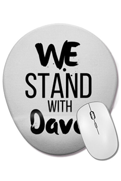 BASKI DÜNYASI Mouse Pad oval cu suport pentru încheietura mâinii WE Stand Wit...