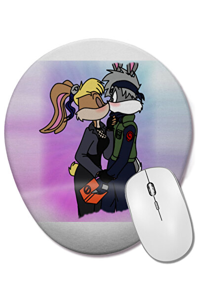 BASKI DÜNYASI Mouse Pad oval Looney Tunes cu suport pentru încheietura mâinii...