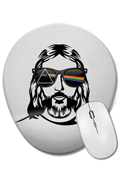 BASKI DÜNYASI Mouse Pad oval cu suport pentru încheietura mâinii Dark Side Of...