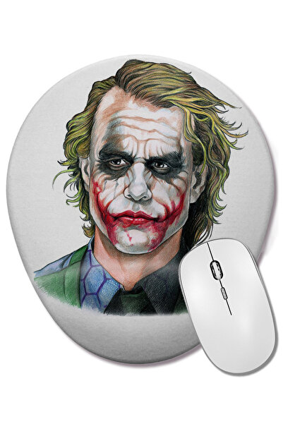 BASKI DÜNYASI Joker ovalna podloga za miša sa podrškom za zglob