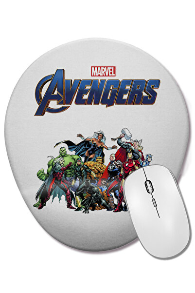 BASKI DÜNYASI Marvel Avengers 08 Οβάλ ποντίκι με υποστήριξη καρπού