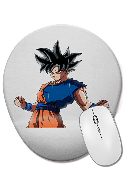 BASKI DÜNYASI Οβάλ ποντίκι ποντικοπληκτήρα με στήριγμα καρπού Goku Dragon Bal...