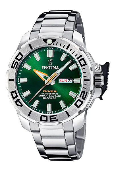 FESTİNA Ceas bărbătesc F20665/2, cuarț, 46mm, 20ATM