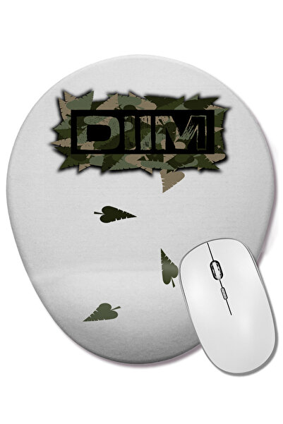 BASKI DÜNYASI Λογότυπο Dıım floral Camuflado Οβάλ ποντίκι με υποστήριξη καρπού