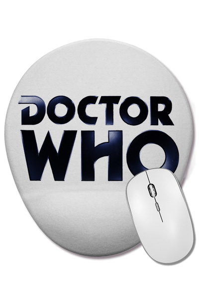 BASKI DÜNYASI Doctor Who 02 Οβάλ ποντίκι με υποστήριξη καρπού