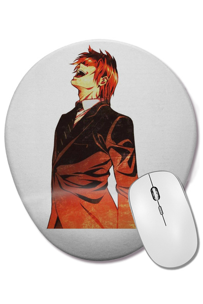 BASKI DÜNYASI Mouse Pad oval Kira cu suport pentru încheietura mâinii