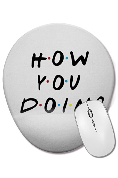 BASKI DÜNYASI Friends Joey How You Doin Mouse Pad oval cu suport pentru înche...