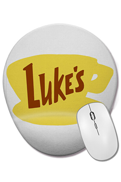 BASKI DÜNYASI Mouse Pad oval Gilmore Girls cu suport pentru încheietura mâinii