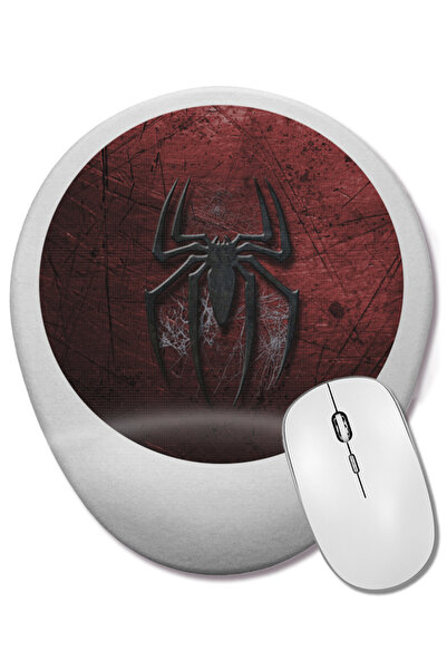 BASKI DÜNYASI Mouse Pad oval Homem Aranha cu suport pentru încheietura mâinii