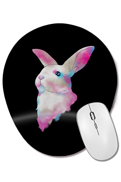 BASKI DÜNYASI Mouse Pad oval cu suport pentru încheietura mâinii, cu design g...