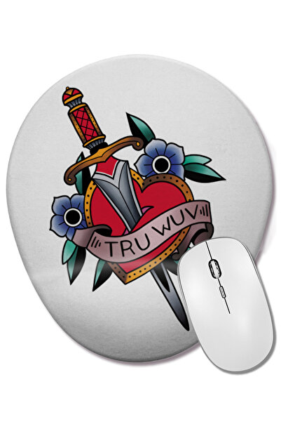 BASKI DÜNYASI Mouse Pad oval Princess Bride Tru Wuv cu suport pentru încheiet...