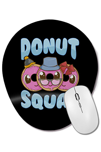 BASKI DÜNYASI Mouse Pad oval cu suport pentru încheietura mâinii, drăguț și a...