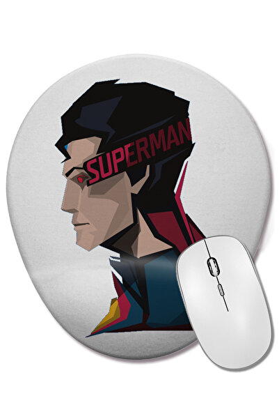 BASKI DÜNYASI Σούπερμαν Ο Άνθρωπος από Ατσάλι Οβάλ Επιφάνεια Ποντικιού με Στή...