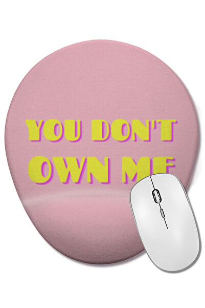 BASKI DÜNYASI Mouse Pad oval cu suport pentru încheietura mâinii YOU DON'T OW...