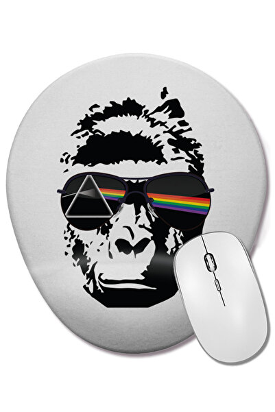 BASKI DÜNYASI Mouse Pad oval cu suport pentru încheietura mâinii Dark Side Of...