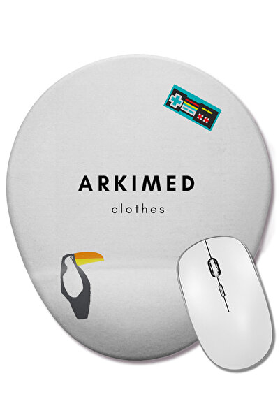 BASKI DÜNYASI Mouse Pad oval Arkimed cu suport pentru încheietura mâinii