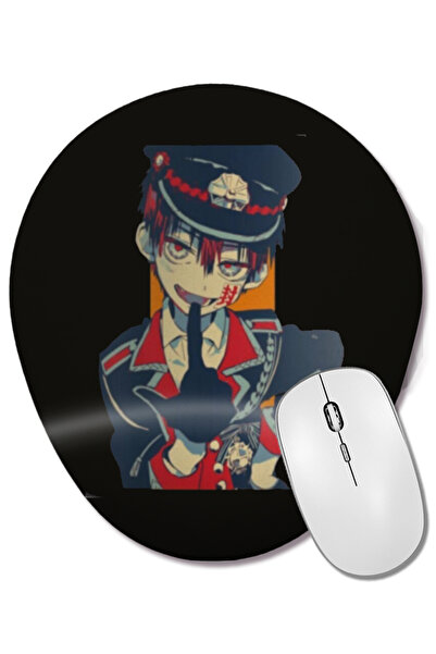 BASKI DÜNYASI Hanako Kun 01 Mouse Pad oval cu suport pentru încheietura mâinii