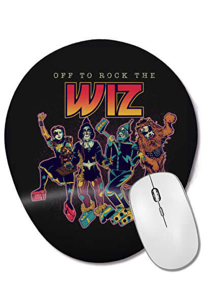 BASKI DÜNYASI Mouse Pad oval cu suport pentru încheietura mâinii Off To Rock ...