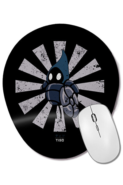 BASKI DÜNYASI Mouse Pad oval Tiso Retro Japanese Hollow Knight cu suport pent...