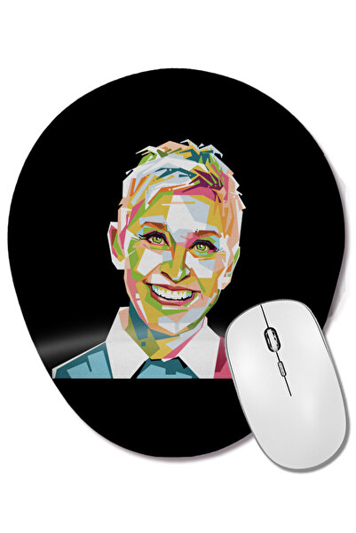 BASKI DÜNYASI Mouse Pad oval cu suport pentru încheietura mâinii, cu design g...