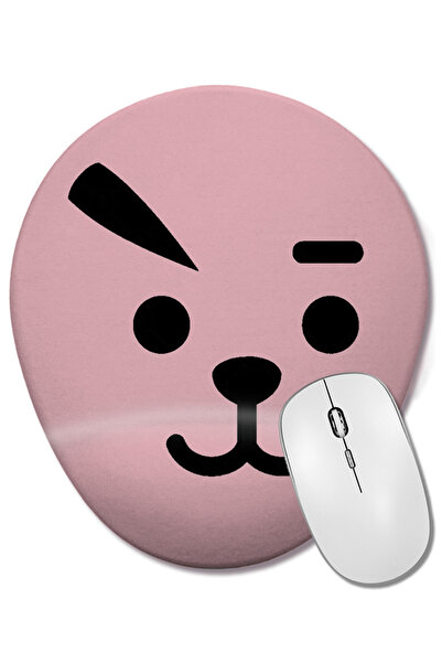 BASKI DÜNYASI Cadou Kpop Bts Army Bts Bt21 Cooky Eyes Bangtan Mouse Pad oval ...