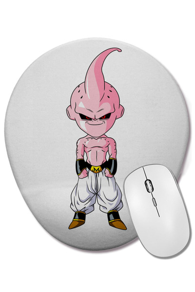 BASKI DÜNYASI Mouse Pad oval Majin Buu cu suport pentru încheietura mâinii