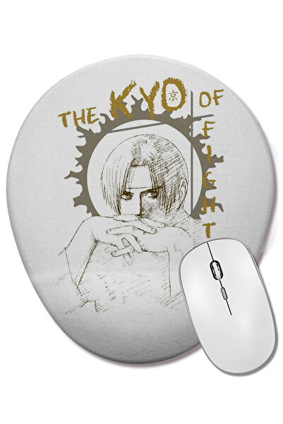 BASKI DÜNYASI Οβάλ ποντίκι με υποστήριξη καρπού The Kyo Of Fighters