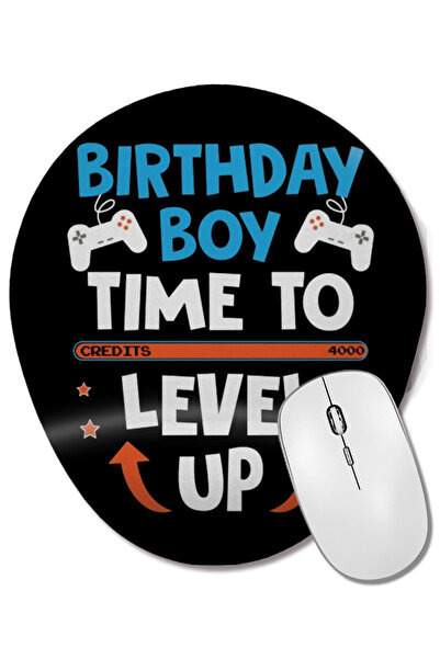 BASKI DÜNYASI Mouse Pad oval cu suport pentru încheietura mâinii pentru iubit...