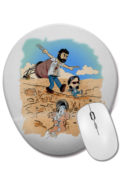 BASKI DÜNYASI Οβάλ ποντίκι με υποστήριξη καρπού LOGAN LAURA